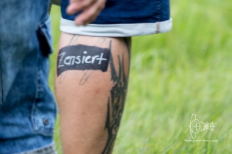 Tattoo with Sig-runes censored